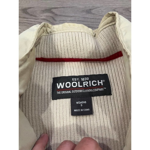 Woolrich womens down vest ecru size small‎ - Picture 2 of 8